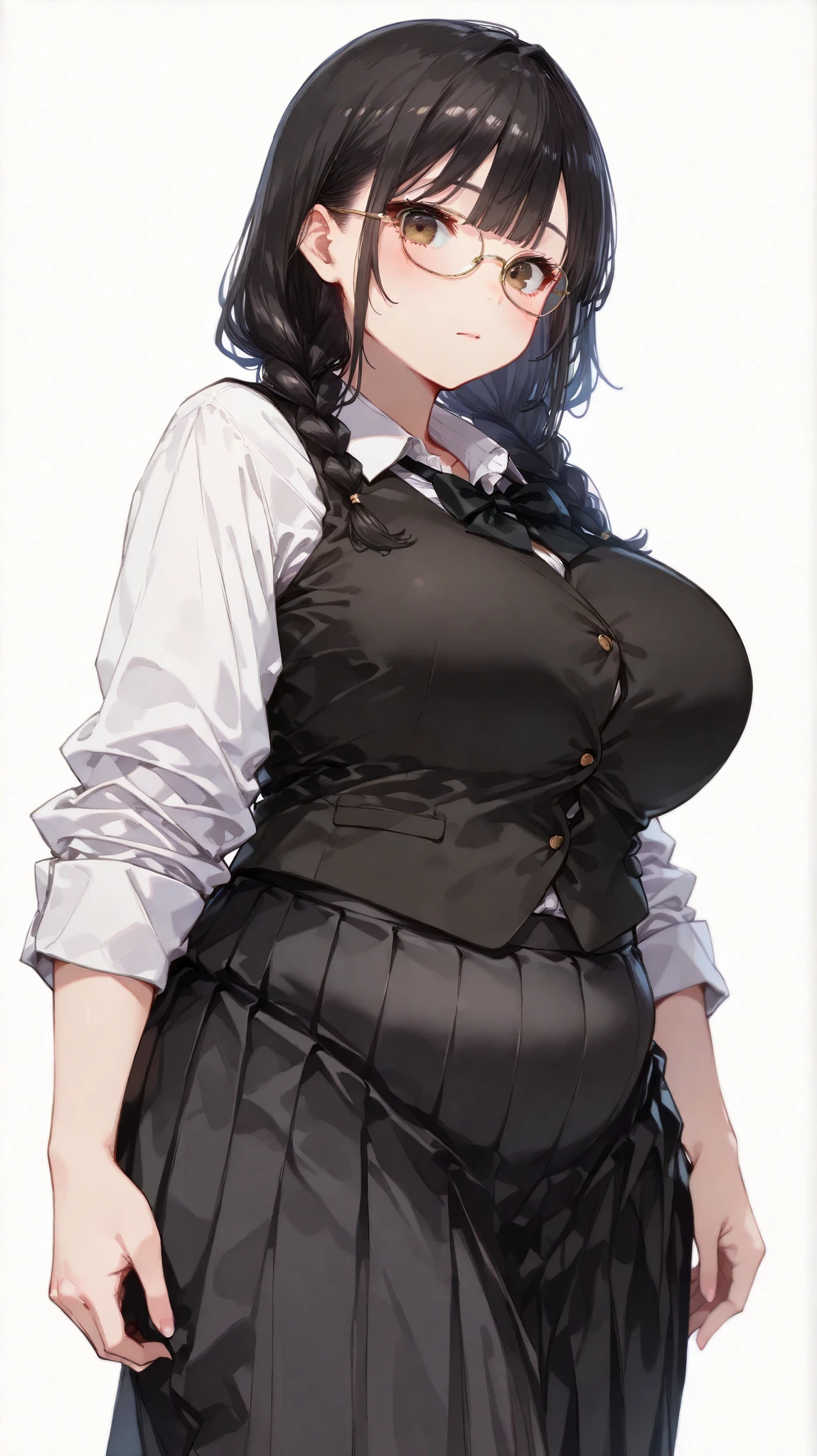 Queen's Blade Weapon Merchant Katrea, Huge breasts, Cleavage,permanent, Solitary, Skirt suit, , low_Ponytail, masterpiece, best quality, Delicate face, Delicate eyes, high resolution,((Awkward, blush, charming, Close your eyes, ,with tears in eyes,open mouth, Saliva residue,The hem of the skirt is wet, Brushed,)Huge Breasts:1.5、Low-cut,Cleavage, Wide hips,Thick thighs)The Last Vision, Ultra-high resolution,4K,Super detailed, photography, 8k, HDR, high resolution, absurd:1.2, Kodak Portrait 400, Film Grain, Blurred background, Bokeh:1.2, lens flare, (Energetic_color:1.2),Professional photography