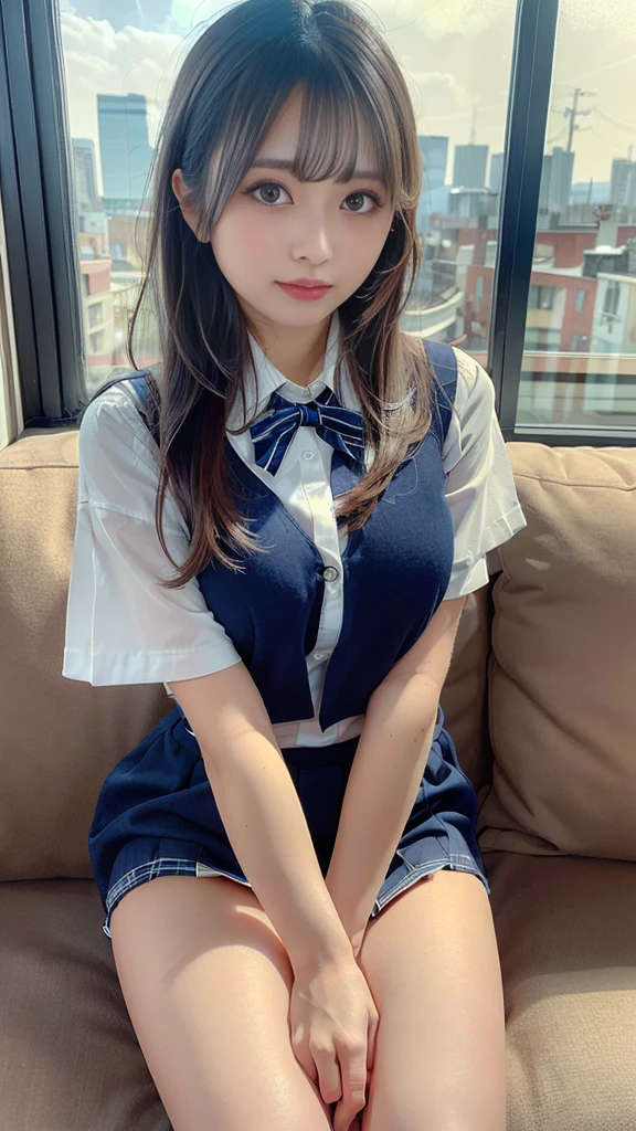 Place both hands on chest。