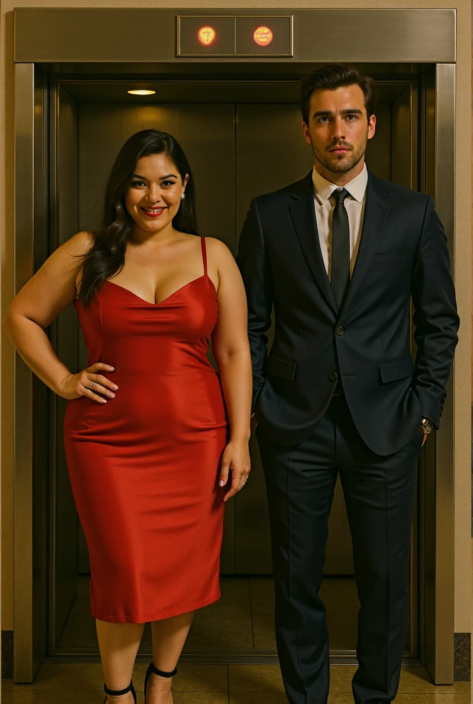 red dress, (big giant enormous oversized massive huge colossal breasts:1.5), (gigantic sagging breasts:1.5), (very long wavy hair:1.25)