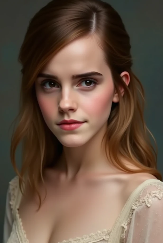 portrait of a woman, by samdoesarts, Emma watson