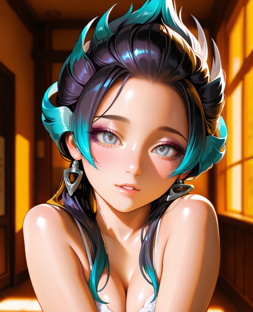 arafed femme pleinement , fille sexy aux yeux bleus, ultra réaliste, Méticuleusement détaillé, portrait sophie mudd, cheveux blonds et grands yeux, selfie d'une jeune femme, yeux de la chambre, violette myers, sans maquillage, maquillage naturel, regarder directement la caméra, visage avec artgram, maquillage subtil, superbe photo de tout le corps a la piscine, Buste de taille moyenne à grande