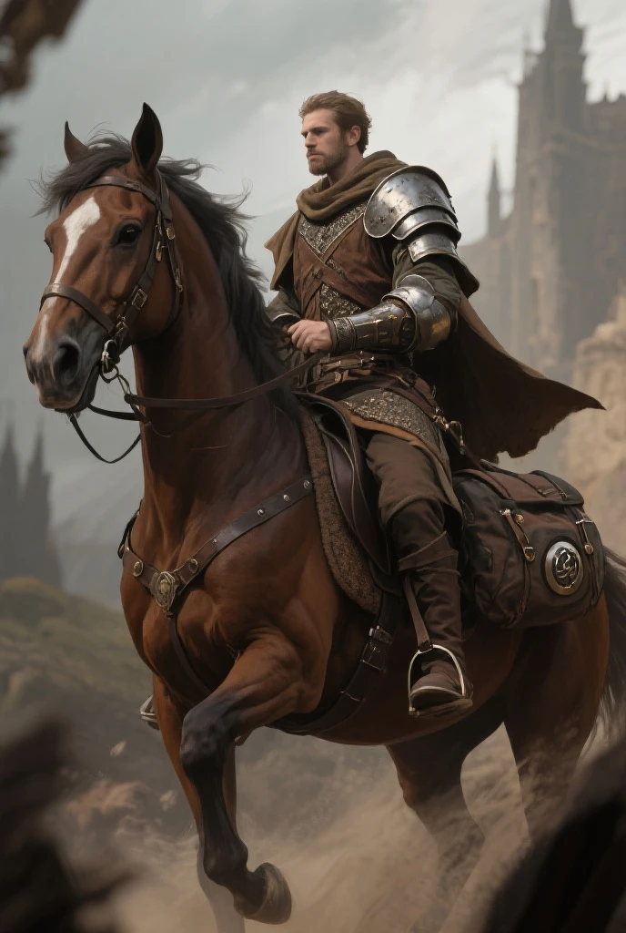 full body shot, centaur, detailed european face, ((((aspiring facial expression)))), ginger hair, ((the ruined city on the background)), NSFW, RAW, analog style, ultra detailed photograph, cinematic lighting, 4k, sharp focus, high resolution, detailed skin, detailed eyes, trending on ArtStation, trending on CGSociety, Intricate, High Detail, Sharp focus, dramatic, photorealistic painting art by midjourney and greg rutkowski
