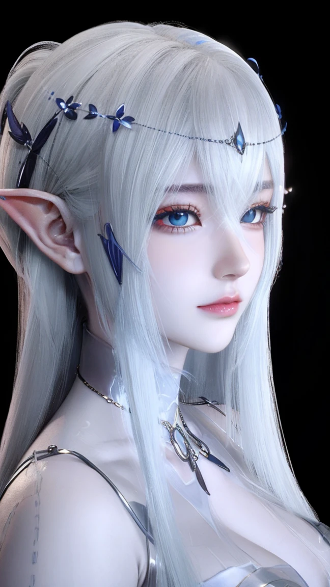 Space, Distant stars, Fantastic image. s face. Figure. Graceful shapes. Graceful girl. (hiquality), (stylization - animation, Realism). Dark cool colors mix with warm colorful shades. elf girl, Photorealistic, Cinematic picture, high Detail, complete dark hole, 8K. Dynamic, expressive image (1 girl; 1.3), 独奏, (((Very Detailed eyes and face))), Beautiful Detailed eyes. Masterpiece, Best Quality, full-length portrait, Amazing beauty, dynamicpose, нежное s face, and bright eyes. (front) She wears transparent, semi transparent dress, emphasizing a slim figure. She's an elf, descended into the underworld. She's a savior, light in the dark kingdom, radiating a soft glow. High Detail, Other worlds, firelight, Detail, hiquality, low lighting, dark environments - the spooky cinematic setting is great. Girl with soft skin, realistic Detailed skin, Clear Focus, volumetric mist near the floor, 8K, UHD, dslr, hiquality, Film grain. photoRealism, Lomography, fantastic dark art, Utopian reality.