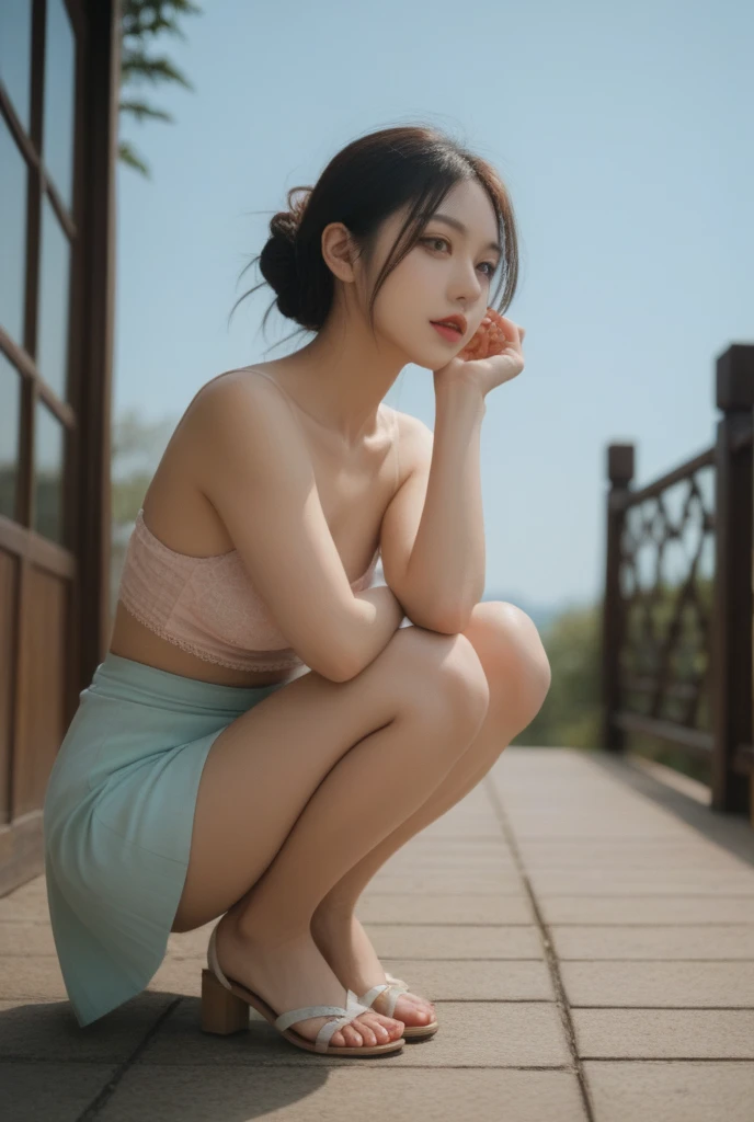 ((NSFWSTILLSHOW))、no extra arm:2、no extra hand:2、no extra leg:2、((solo 1girl))、{full length|Full height|all-fours|Half squatting|Flying|Jumpping|Ass focus、looking ahead}、{Wide Shot:1.5|Drone view|OverHeadShot|From below:1.5}、(wetted Porcelain skin、Wetted White skinny bodysuit)、Very thin and soft fabric、wetted face、{wetted hair|Floating hair|Shiny hair|Black hair|Blonde hair|Silver hair|Short Bob|Half Up|Curly hair}、Detailed Clear Nipples、detailed crotch、(The shape of the pubic area is Clearly Visible:1.2)、ass visible through thighs:1.3、Nipple shadow、(masterpiece, Best quality)、(((Photorealsitic:1.37)))、(BokeH)、smooth shading、({childish|Gigantic cleavage:1.37})、((((detailed beautiful face))))、Darkbackground、neons、zydG、high collar、elbow_gloves、Floating in the SPACE、Blue Earth、{dreamlike|creative refinement}、
