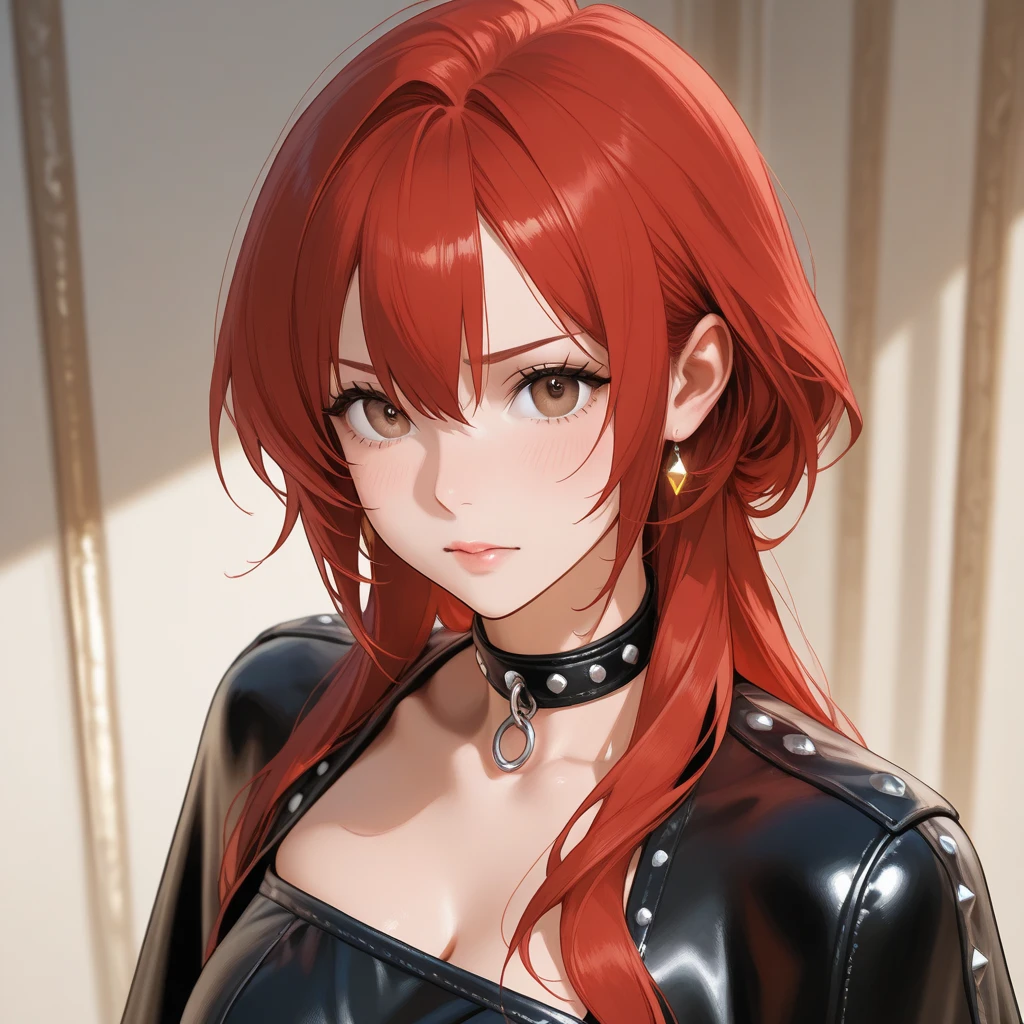 (abstract artistic:1.4), tmasterpiece, best qualtiy, Ultra-high resolution, big breasts beautiful, Visually stunning, (1girll:1.2), crimson themed, dark red color, Bleeding red, Halo, looking at viewert ,full bodyesbian,high-heels,woman,nvshen,dunhuang,Hanfu,Red and gold dress,(tmasterpiece,top Quority,best qualtiy,offcial art,Beauty and aesthetics:1.2),Charming mature woman,The is very detailed,(s fractal art:1.1),(a color:1.1)(blossoms:1.3),Most detailed,( zentangle:1.2), (Dynamic pose), (abstract backgrounds:1.3), (Chinese Traditional Cloth:1.2), (Shiny skin), (many color:1.4), ,(Earrings:1.4),((fashion icon|Fashionistas|1 Fashionista(individually)|trendsetter|Mannequin)),Ancient Chinese clothing, full bodyesbian, rays of sunshine, Clear face,((best qualtiy)), ((tmasterpiece)), (the detail:1.4), hdr(HighDynamicRange),Ray traching,NVIDIA RTX,Hyper-Resolution,Unreal 5,Subsurface scattering、PBR Texture、post-proces、Anisotropy Filtering、((Best quality)), ((Masterpiece)), (Highly detailed:1.3),Masterpiece, Best quality, Translucent skin, (tmasterpiece,best qualtiy,realisticlying:1.37),(Complex and sophisticated,Highly detailed skin and face),(Complex and sophisticated,high detailed hand), Clear face, tmasterpiece, super detailing, Epic composition, hyper HD, high qulity, extremely detaile, offcial art, Uniform 8K wallpaper, super detailing,High resolution CG,depth of fields、maximum definition and sharpness、Many-Layer Textures、Albedo e mapas Speculares、Surface coloring、Accurate simulation of light-material interactions、rendering by octane、Two-colored light、largeaperture、Low ISO、White balance、the rule of thirds、8K raw data,Little ass,,long leges,Little ass,Indifferent eyes,Realistic art,Dominatrix,femdom,high ponytails,high and cold,A look of contempt,180cm tall