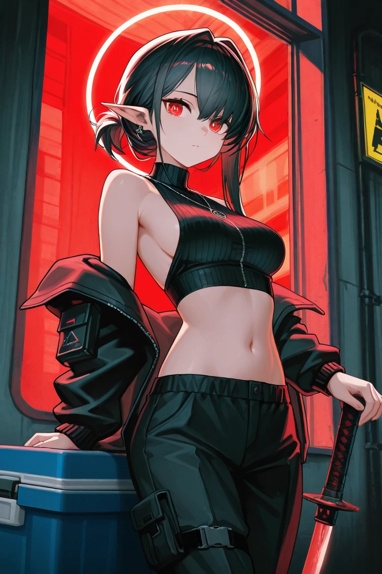 digital art drawing, illustration of (girl with pads on her skin, cyberpunk 2077), anime drawing/art, bold linework, illustration, digital art, masterpiece, flat illustration, no shadows, 8k resolution, high detail, vector art, only anime
