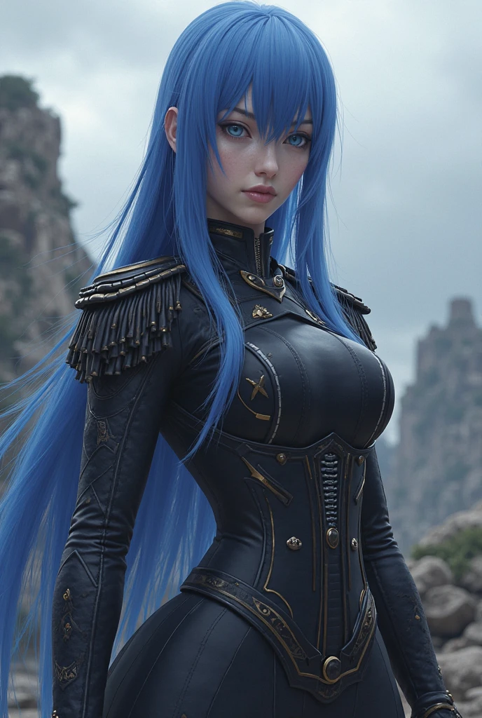 1 girl,,, blue eyes,,, blue hair,,,, black rob,,,, exposed,,,,, perfect breast,,,,,dynamic pose,,,,, beautiful background ((night view)) ((mountains, blue moon, golden trees)),,, ultra sharp, ultra realistic detailed, ray tracing cinematic shot