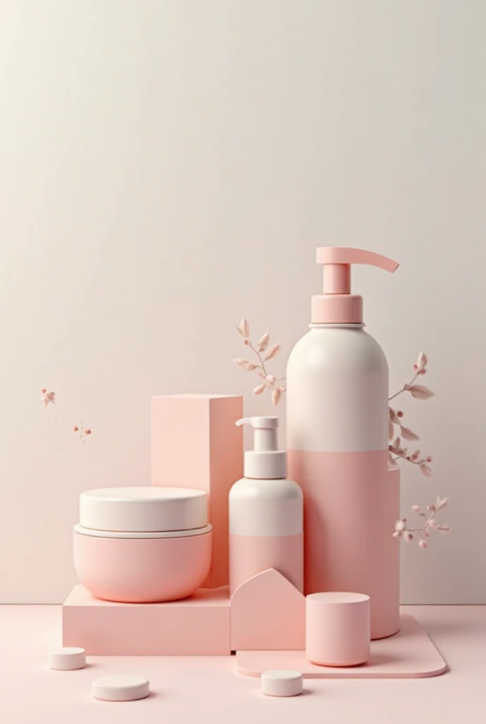 italic text that you say (chemical processes) soft pink color palette (Pastel pink background) that reflects professionalism and some hairdressing utensils that have hair chemical utensils