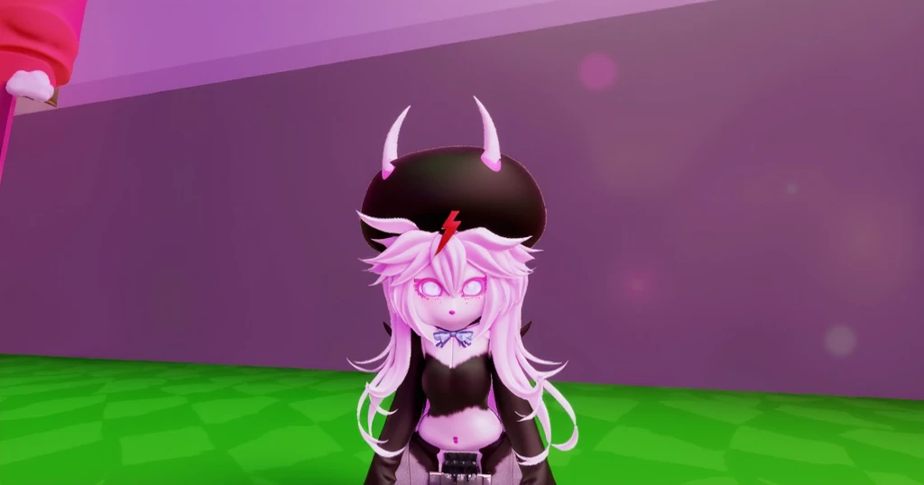 a woman with purple hair and sunglasses wearing a black top, looks a blend of grimes, looks like a mix of grimes, resembling a mix of grimes, halfbody headshot, she has purple hair, detailed punk hair, as a character from gtav, thicc, as a fortnite character, mechanic punk outfit, inspired by Ion Andreescu, as a character in tekken