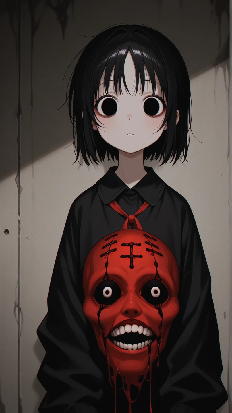 1boy, creepy, sadako, onryo, boy, guro