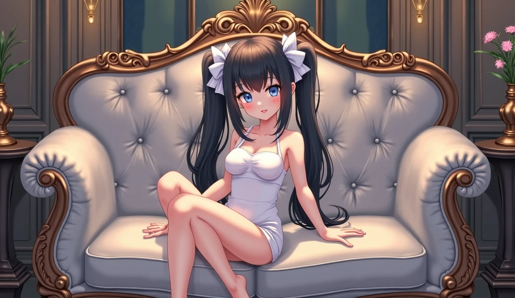 a room、 top-quality, Poses, Correct anatomy, Beautiful body curves, Sketch beech, Daily Draw, vestments, Pencil、black-and-white、monochromes、woman playing a record、Vintage、Wearing a dress、Granblue Fantasy