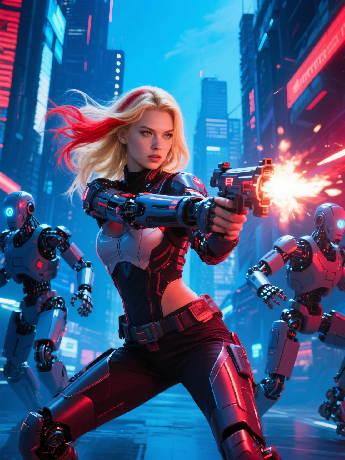 Blasting away the problems. 