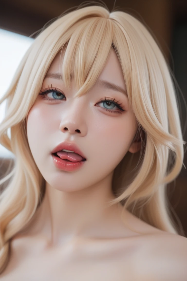 Very realistic、blowjob(male、Kogal)、angle(whole body)