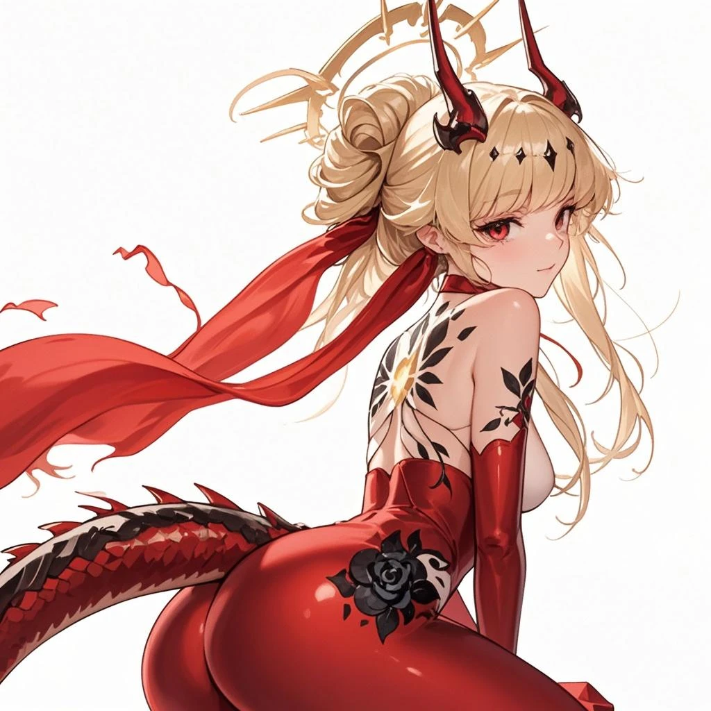 (Best Quality, Ultra High Resolution), White Background, Full Body, Solo, Masterpiece, 1 Girl, Light Gold Bangs, Extremely Beautiful Eyes, Wide Angle, Standing Style, Detailed Face, Realistic Face, Lots of White Space, (HDR:1.4), Dramatic, Intricate Details, Big Breasts, Ultra Detail, Crazy Smile, Sick, Elegant, Sexy, Mature, Proud Expression, Queen Style, Golden Killer, Golden Witch, Dynamic Lifelike, Blushing, Indecent Expression, Bloodstain, Spraying Blood, ( Beatrice (umineko): 1.2), (glowing blue eyes: 1.2), vivid hands, anatomically correct, torn through black silk, swimsuit, bikini, gold heels, gown, arrow tail, sitting on a griffin chair.