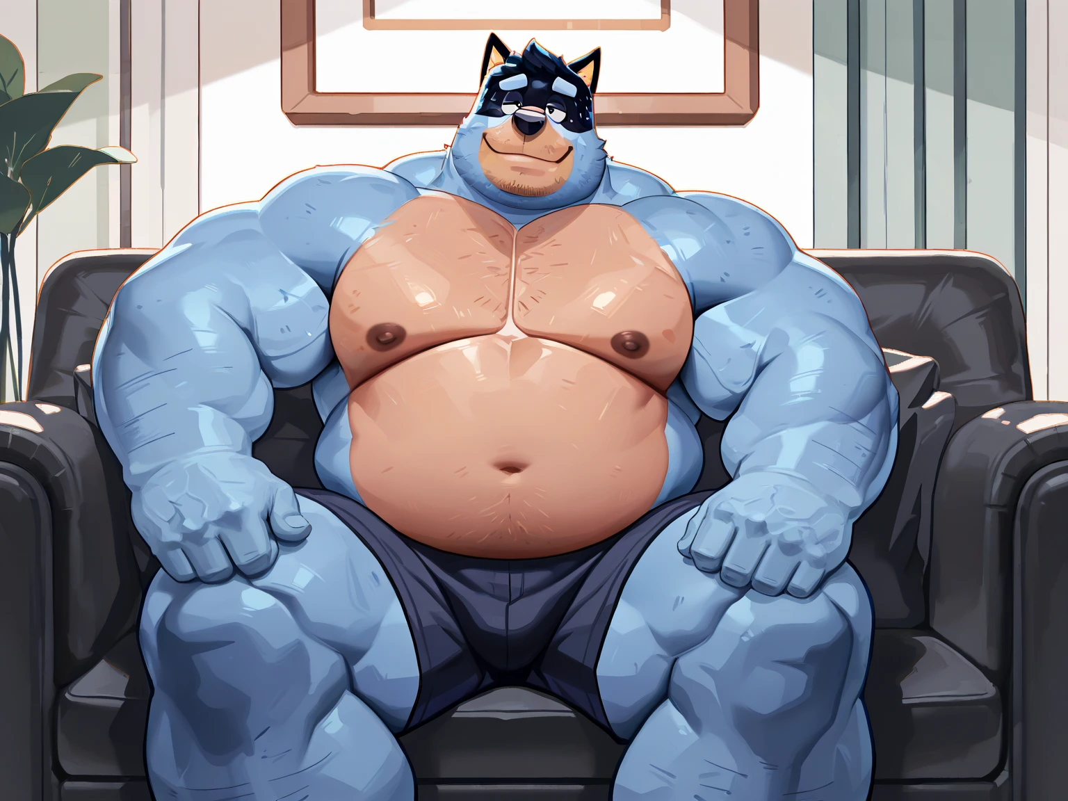 Lonely， male， Wolf， Scales， Delicate face， Exquisite eyeuscular， Chest muscle hypertrophy， Thick thighs， perpetual， Solid color background，jeans，indoor，shirt，（Huge bulge：1.3）High Detail， High Detail， Film Lighting， High Detail， High Detail， Anatomically correct， masterpiece， accurate， Super Detail， high resolution， Best quality 