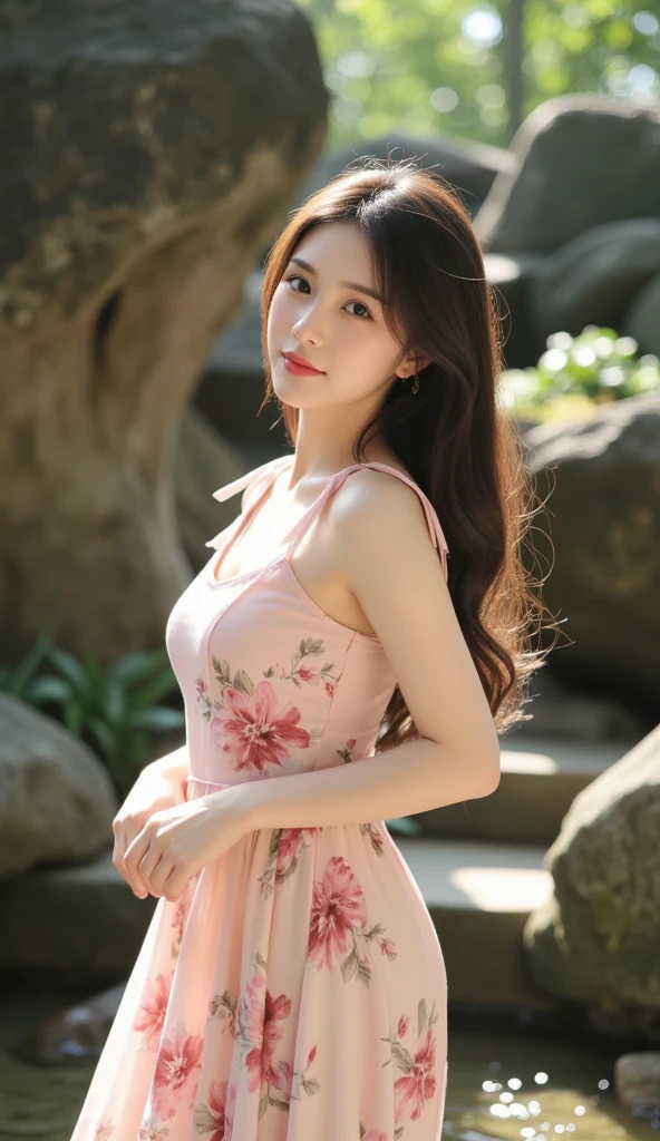 Close-up of a woman in a green dress posing for a photo., Gorgeous Chinese model, หญิงKorean girlที่งดงาม, beautiful south korean women, หญิงKorean girlที่สวยงาม, beautiful asian girl, Cute young man with a sweet Asian face, Chinese girl, Asian girl with long hair, The face of a beautiful Japanese girl, Korean girl, Cute girl - clear face, Japanese model, Beautiful Asian woman