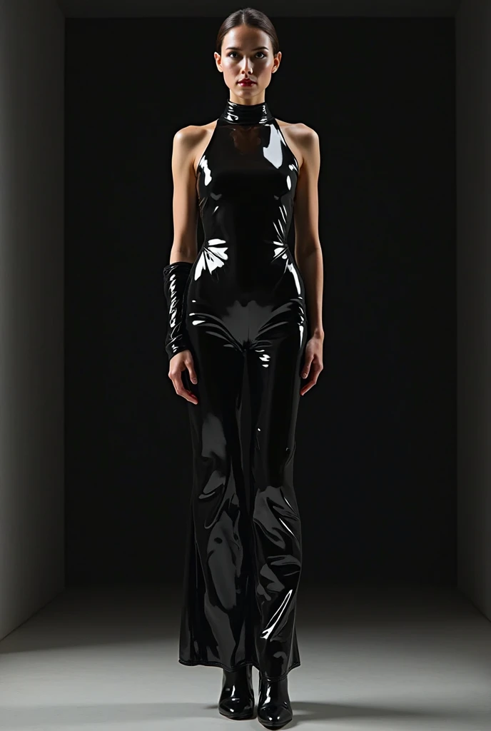 Fashion models in Paris, Stylish avant-garde fashion, Smart beauty model walks down the runway、Watch your audience
