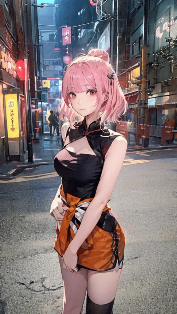 anime girl with pink hair and green eyes posing for a picture, haruno sakura, best anime 4k konachan wallpaper, seductive anime girl, marin kitagawa fanart, sakura petals around her, splash art anime , anime style 4 k, anime moe artstyle, high quality anime artstyle, detailed anime artwork, anime wallaper, anime best girl