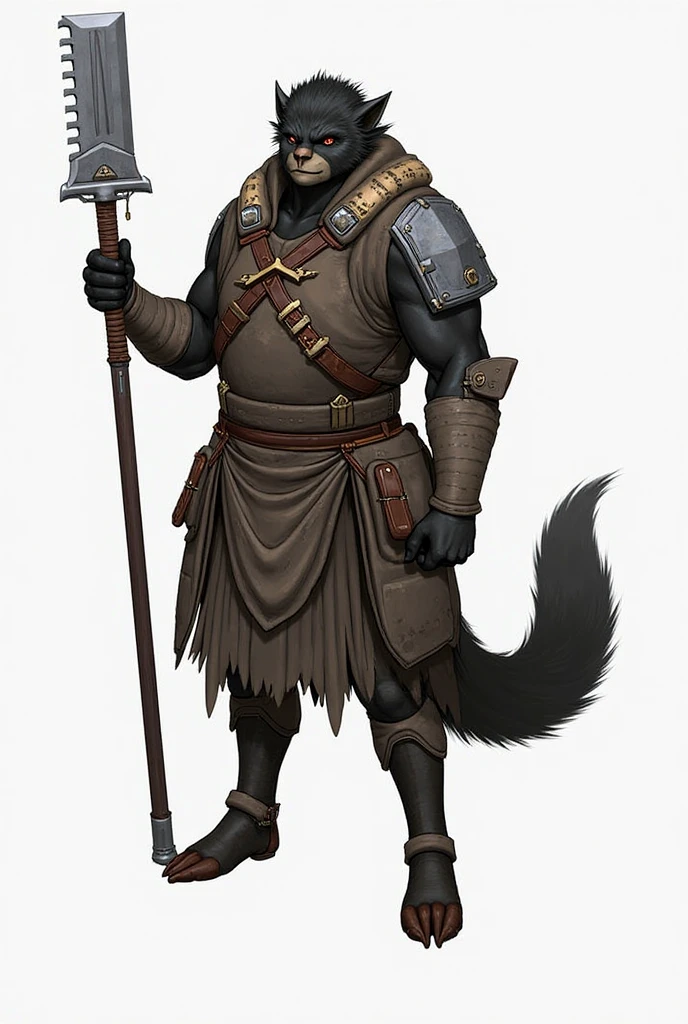 There is a cartoon，A man holding a shovel, human wolf, Anthropomorphic wolf man, Anthropomorphic coyote male, Short full-body portrait!, (SFW) Work, Whole body concept, Total commission, SFW version, Furry Characters, human fox, high resolution committee