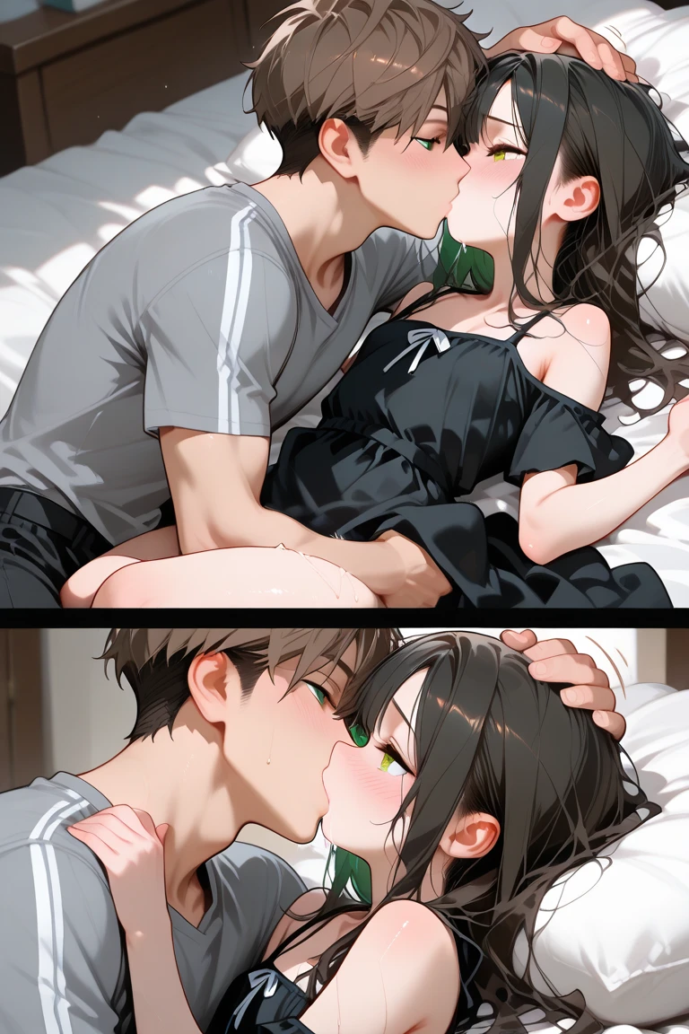 cry,tears,cardigan,miniskirt,masterpiece,best quality,ultra detailed,high resolution,extremely detailed CG, (perfect hand),gang bang,1girl,5boys ,old man,rape, rape, rape,(kiss,kiss,kiss),hand in panties ,hand in panties ,hand in panties, shinonome ena , brown , red tie, ((small breasts, small breasts)), small breasts,from side ,from side ,from side,full body,full body,(((all fours,all fours)))