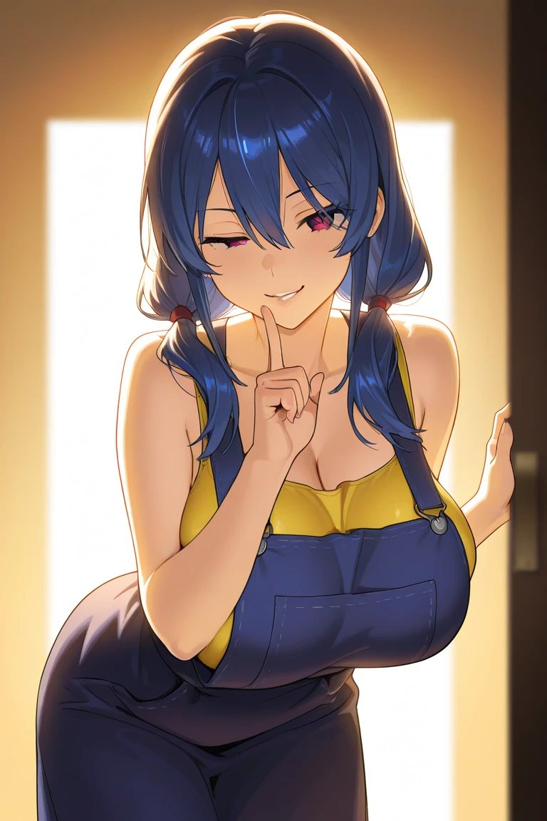 ((sexy girl))nsfw, blushing, flushed face, looking down, (takeda hiromitsu), medium breasts, young, dark blue hair, spread legs, (bobcut), (vaginal), thin dark blue pubic hair, sex, penis, thrusting, (virgin), virgin blood, blood, defloration, modern love hotel room, bouncing breasts, nipples, missionary, fat man, prostitution, money, big girthy penis, nude, (sairenji haruna:1.3), to love ru, condom on penis, dark room, tears, enduring, lube, pussy juice, short hair, squinting, half-closed eyes