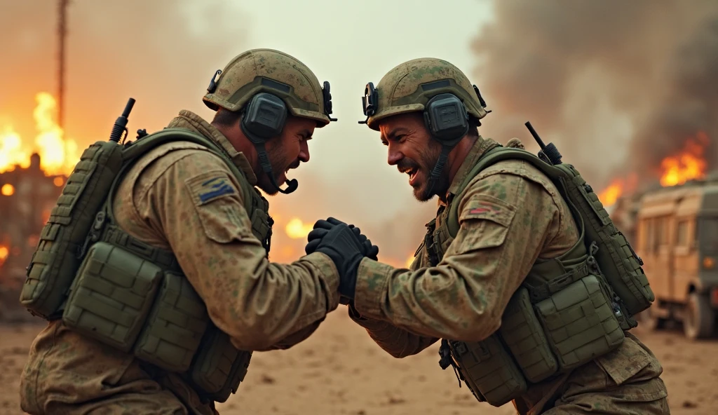Soldiers forged bonds of camaraderie in the face of adversity, Protecting each other on the war ground