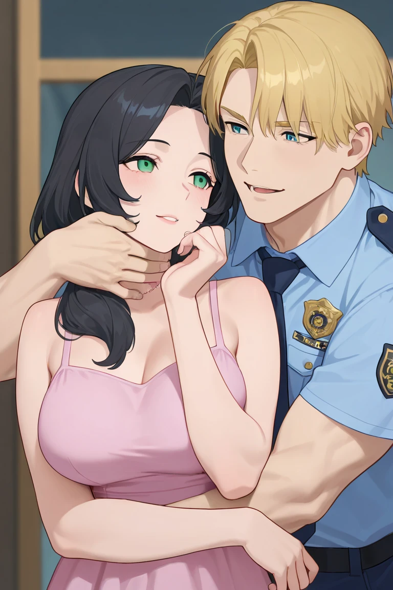 miwakasumi, 1girl, black man, kiss, old, underwear, groping,, masterpiece, best quality, highly detailed,BLACKED