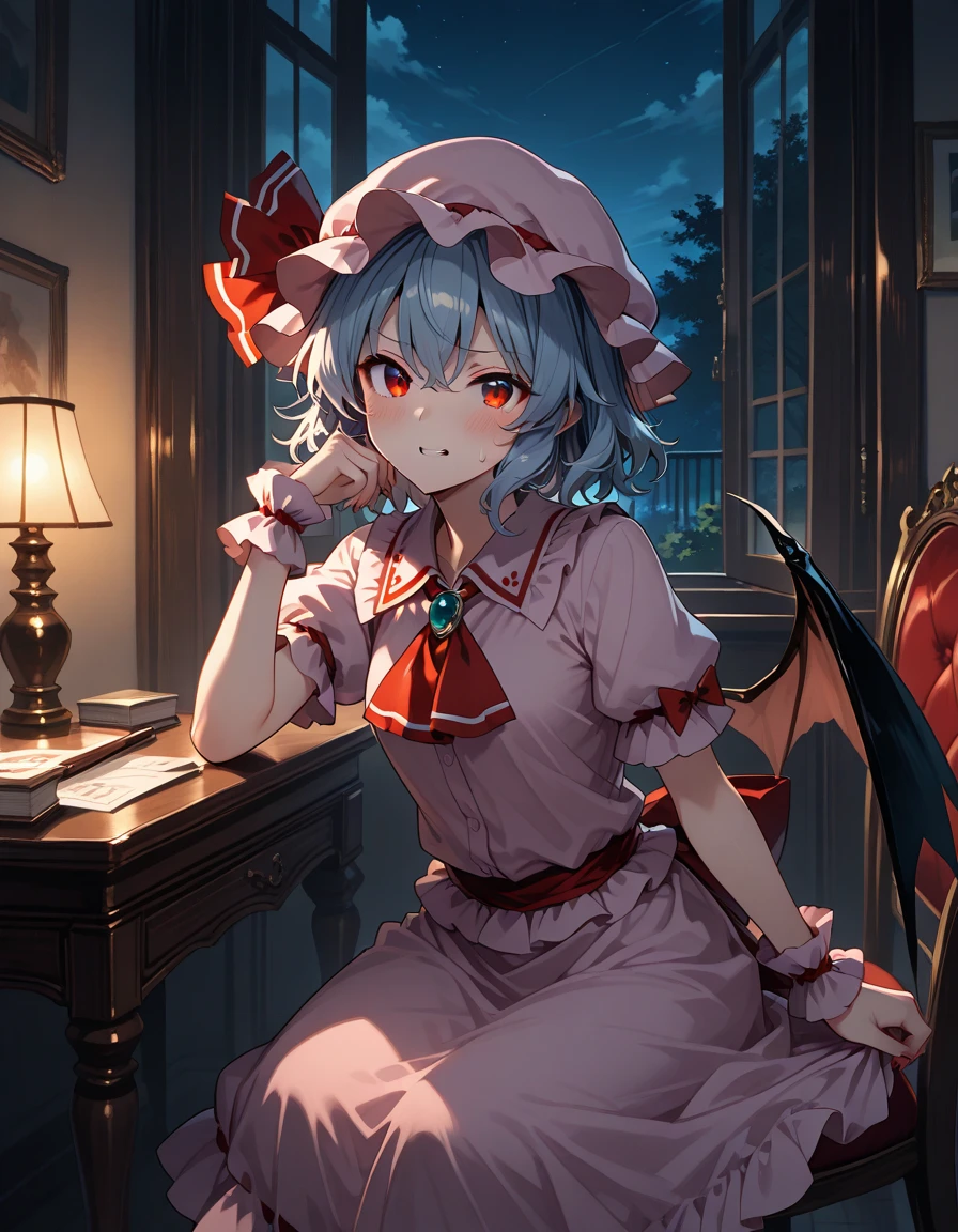 Remilia Scarlet,Touhou project,bedroom