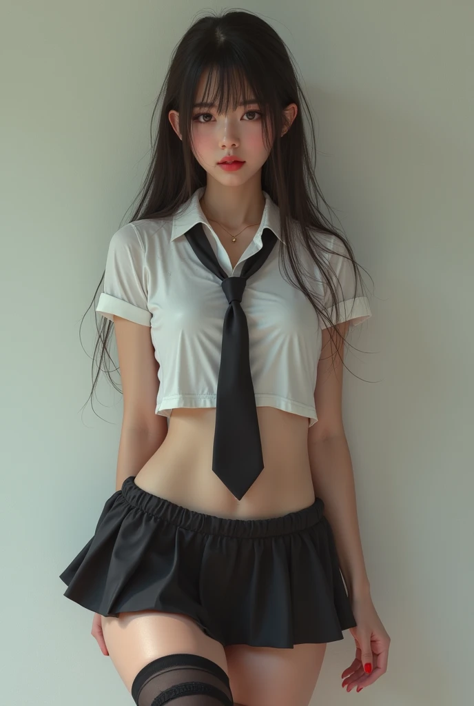 NSFW,4K,((Highest quality)),((masterpiece)),BREAK,((one girl)),(detailed),(in classroom),((One girl)),((perfect anatomy)),nsfw,((nude)),(naked),(()),((flat chest:1.6)),(stare at viewer with stern eyes:1.5),((one girl)),(bitting own lip:1.1),(angry:0.9),nose blush,(shamefull:1.2),(Waterfall braid hair),(beautiful hair),surprised, ((beautiful realistic face)),((skinny:1.3)),Beautiful Korean Women, Beautiful young Korean woman, Young and adorable Korean face, Gorgeous Young Korean Woman, Korean Girls, Girl cute beautiful face, Portraits of Korean female idols, Young and pretty Asian face, Cute natural anime face,Asian pretty face,((finely detailed face)),((glistening eyes)),((glistening eyes )),((large eyes)),(( pretty eyes)),(detailed),Perfect Face,((One girl)), ((clear eyes)),((show nipples)),((beautiful skin)),((A bow tie)), don't wear anything ,(upper body),(Equal left and right eyes), (nsfw:1.5),(show nipples),(don't wear anything),(nipples facing upwards), correct arm,
