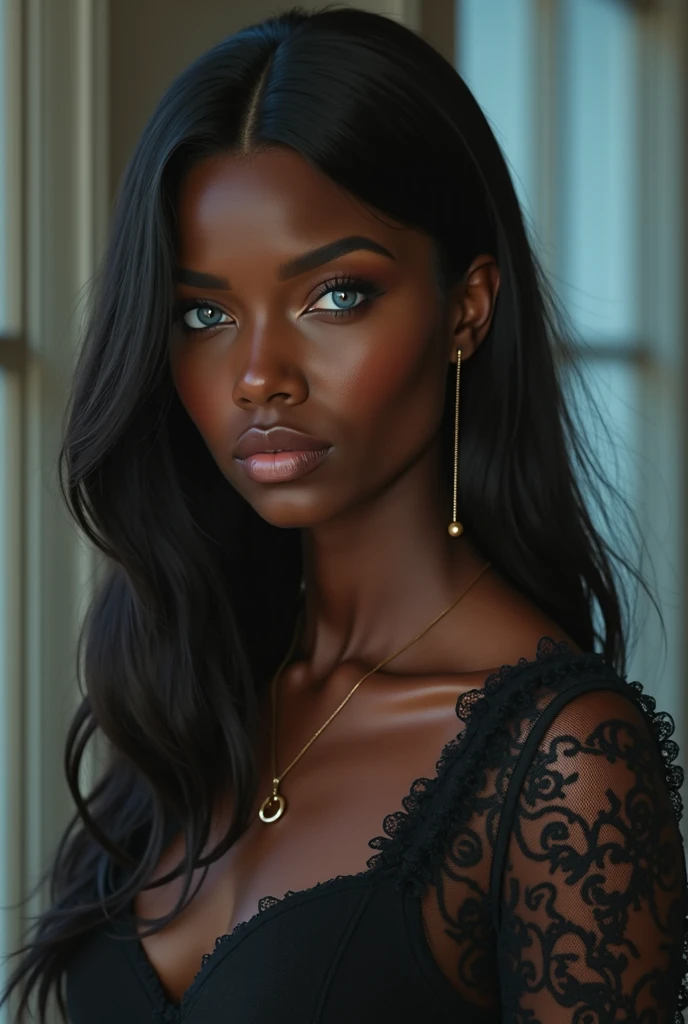 sexy  goth african woman sunny