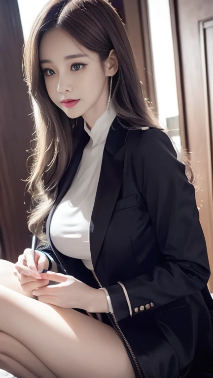 (((nfsw : 1.2))), ((())), (realistic), (intricate details:1.2), (masterpiece、:1.3), (top quality:1.4), (Ultra A high resolution:1.2), Ultra A high resolution, 8K resolution, very detailed expression, (night:1.9), dark, (high quality), complete anatomy, natural anatomy, full body photo, 1 korean woman being raped by a n man, 27 years old, (beautiful : 1.4), (shoulder lengthed curly hair), earring, light makeup, confused expression, office uniform, identity card necklace, slim waist and slim legs, (she wearing flesh colored realistic pantyhose), busiclothes, business attire, suit jacket, Formal skirt, office look, suit vest, glowing skin, she is tied up arms behind b(orgasm : 1.4))), (((moaning )), (with a korean man),(She being caught and sexually harassed by a man in comp5), be forcibly raped by a man, violated by a man, She canresist holding her arms grabbed by his one of hand., His dick is being inserted into her pussy., the man lifts her skin tears off her pase to explore her pussy, grabed ass, Lightless, nighthts off, quiet office, ofdesk, office cr, copy machine, sunless, (detailed background:1.2), There is no one but her and the man who rape her.