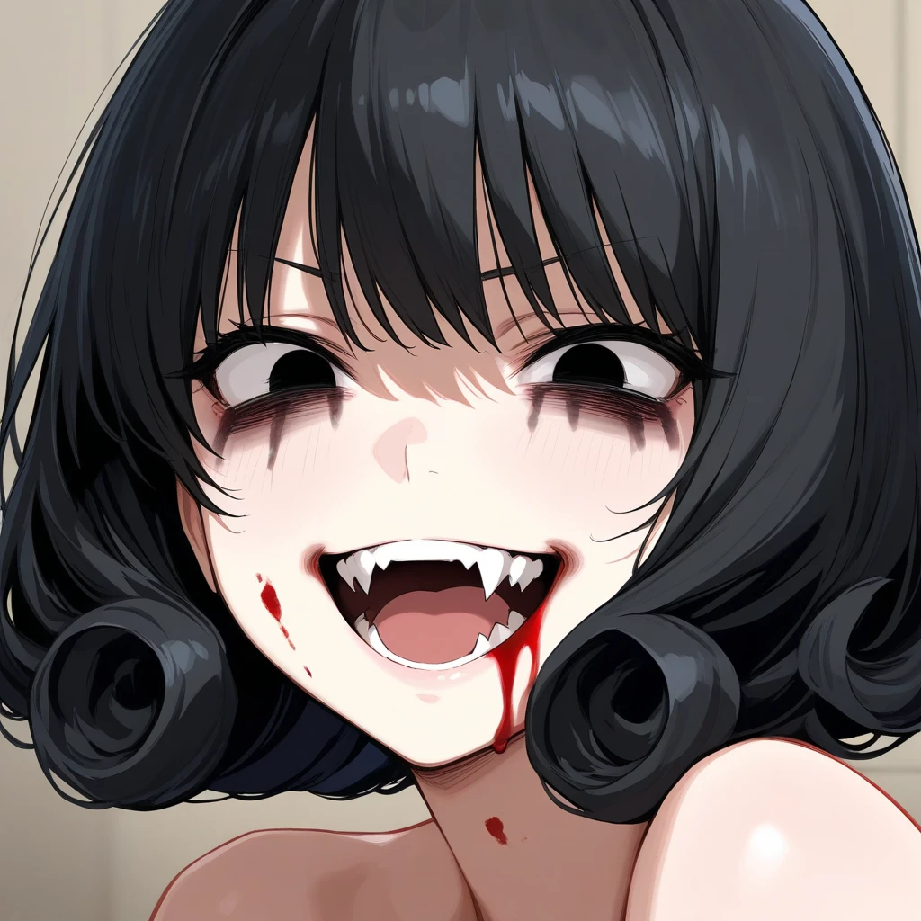 masterpiece, Best Quality, High resolution,, One girl, Open your mouth, Sticking out tongue,((a large amount of semen on the face)),Completely naked、Full nudity、Realistic tongue、Very long tongue,((Semen in mouth))、((Flat chest:1.4))、((Lots of drooling:1.2)),((Grin)),Brat,Crouch down、Squat、Pee