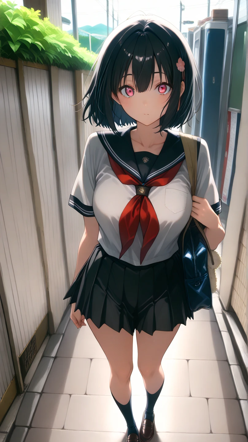 skirt lift, panties pull, lift skirt , Naughty anime style、Beautiful Anime Girls、From below、Embarrassing、 15 years old、(masterpiece, best quality:1.2), illustration, 8k, hd, 1girl, solo)