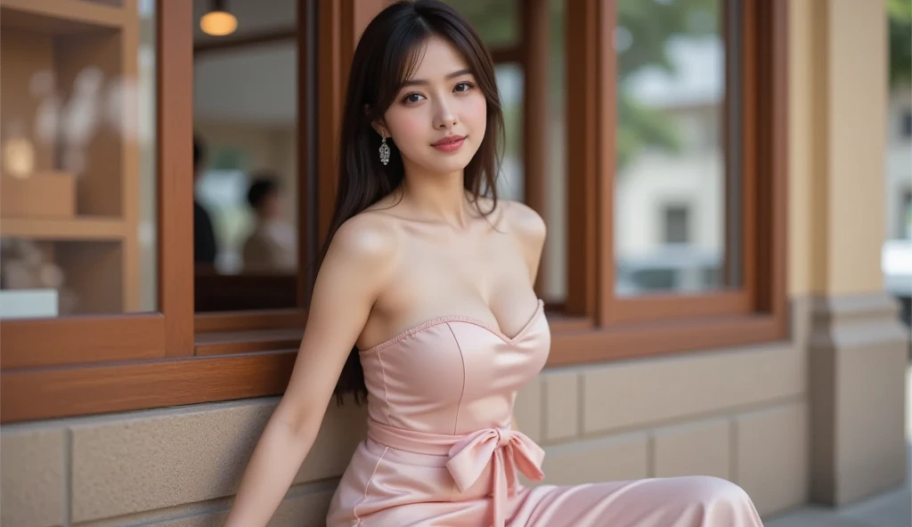pink ruffle dress pink maxi dress ee-through,Satin silk pink shocking pink sexy pose、from below,girl sitting,Glasses,Glassesをかけている,Please raise your hand,raise both hands,angle from below,wariza/girl sitting、girl sitting、straight、laughter、best smile,smile,huge breasts、big breasts、10 years oldの女の子,、high quality、masterpiece、super resolution、lolicon、young girl、young girl、young girl、beautiful girl face、cute girl face、beautiful girl with a very beautiful face、bent the knee,restrained,turn your arms behind your back,low length,young girl,spread your legs,,masterpiece,high quality,(10 years old),girl pictures, black hair、straightな髪,road、on the road、Long hair with bangs Long hair 4K 8K High resolution