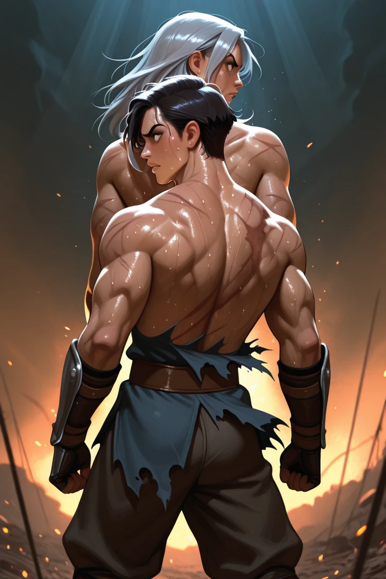 (Manga style),(ultra high quality:1.4),(high resolution:1.5),(masterpiece), deep focus, sharp focus, Dramatic Shadows, Aerial Perspective, Dynamic Angles, (clear lines:1.3), Finely delineated, Hyper Detail, (Perfect Anatomy), (Detailed background), (Beautiful Wet Dark skin), Uncensored, (Panoramic view:1.5, full body:1.3), (nsfw:1.5), {{DARK SOULS}}, Halloween mix Dark style, ((30 years old Guy is humiliated by a group of dark cell)), group of men, {Male only}, {bondage, BDSM, Guro, ryona, Exposure, Anal expansion}, (anger:1.3), (Beautifully detailed Guy face:1.3), (Detailed eyes:1.3), (Detailed Muscular male body:1.3), (Detailed male lower body:1.3), Detailed penis, Detailed Swollen anus, {Detailed muscle tissue}, Back muscles, {Detailed Hands and fingers}, {Detailed Feet and Legs}, Hairy, Detailed Erect nipples, Iron Collar, Iron Chains, Iron Shackles, Male (Chastity Belt:1.3), (Steam from tcrotch:1.3), (so many cum on body:1.2), (Detailed Cobblestone cell of Cum Pool), (Art by Kojima Shoutarou:1.3)