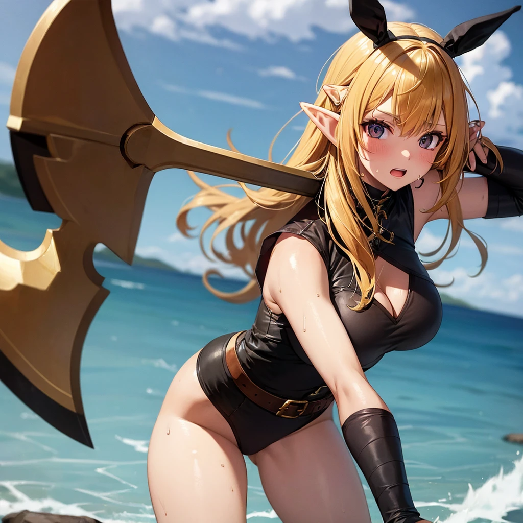 ((high detailed, best quality, 4k, masterpiece, hd:1.3)), ((best quality)), (((HD))), (((8k))), (ultraDH), (ultra HD), Princess Daisy, blue eyes, BREAK blue eyes, seductive, attractive, smooth anime cg art, 36C breasts, long legs, vivid colors, detailed digital art, slim body, perfect skin, dark blonde hair, long hair, blonde hair, blonde hair, BREAK crown, cleavage, 36C cleavage, looking at viewer, BREAK looking at viewer, extremely detailed face, red santa suit, red santa claus suit, santa claus suit, earrings, gem, dark black makeup lips, dark gothic eyeshadows, dark eyeshadows, black eyeshadows, black sexy lips, black lips, (dark:1.2), dark lips, very dark lips, (perfect hands, perfect anatomy), black makeup, black medium lips, black thick lips, detailed fingers, five fingers per hand, 5 fingers, (1 girl), detailed lips, detailed black lips, black painted lips, gothic painted lips, BREAK night, night sky, (breast focus), (arms outstreched:1.2), (from above:1.1), (breasts out:1.3), (off shoulder:1.1), (white horns), (corset), inside a lava castle, she inside a sea of lava, she bathing in lava, full body, perfect long legs, perfect foots, legs and foots into the lava,