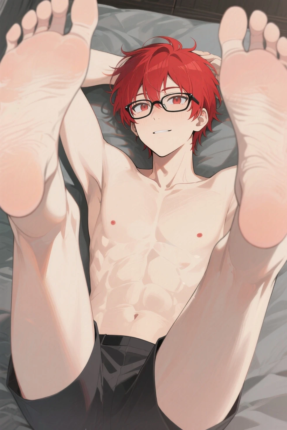 (Masterpiece, best quality),1 boy,(little ,Young face,young face),Young face,(Obscenity),childhood,side,Naked and lying in the snow,obscene expression,,childhood,Young age,Short round face,Flat chin,Smooth and detailed face,colored panties,Have muscles，short pink and green hair,blue eyes,Open his eyes wide,complicated,full body,nakedness,Obscenity,colored pantiesน้าน,กล้ามเนื้อabdomen,nighttime,moon,bright colors,(depth of field:1.2),(abdomen),looking at the audience,Lying down in the snow,spread their legs,open arms,Falling snowflakes,There were many diamond-shaped ice cubes on the ground.,cold temperature, Sett the boss, Sett, The Boss (League of Legends), red hair, crotch tung,