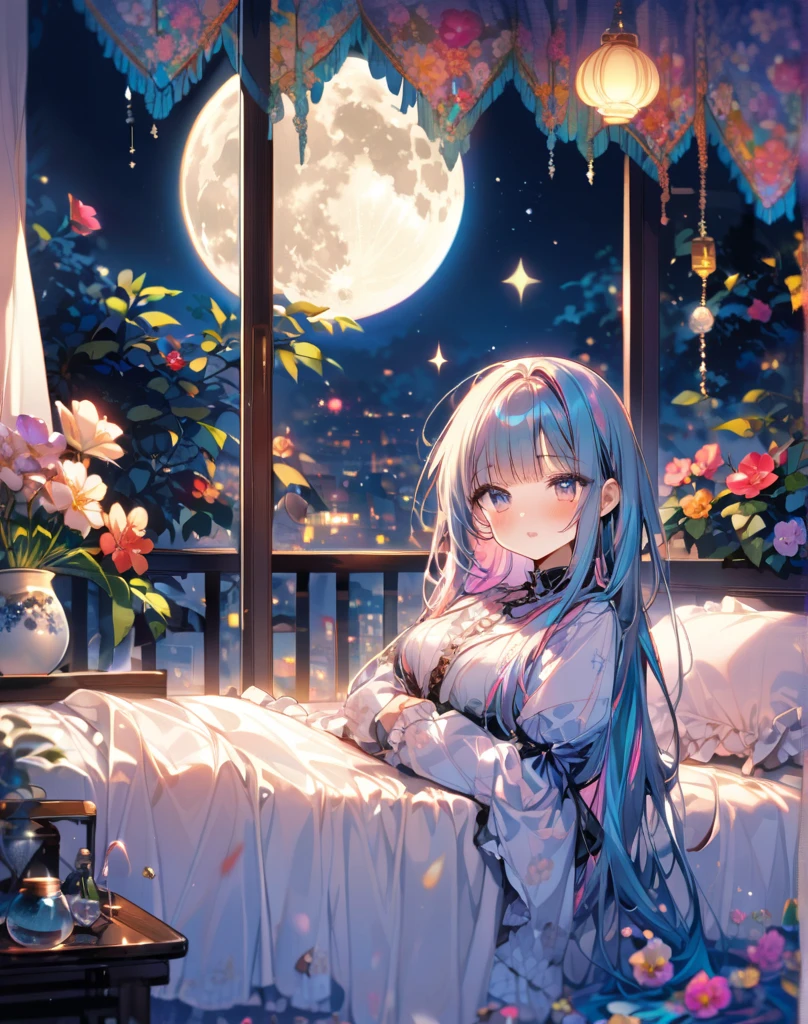 Transcendent cute beauty sleeping in bed