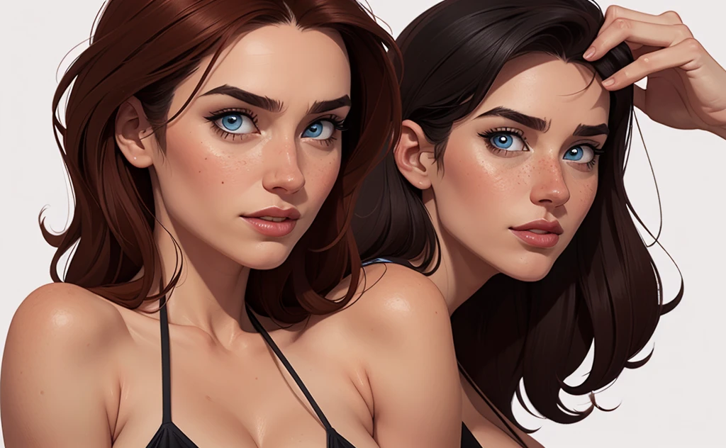 GTA character style illustration and Completely naked breasts showing a little fear Breast size Cartoon name: Isabella Cruz white background medium breasts freckled face Hermione Granger actress strong contours Physical description - long straight hair, tingidos de um marrom vibrante que contrasta com Turnaround sheetsua pele clara. - You reflect a mix of curiosity and determination. - Ela tem uma estatura alta, with a slender and agile figure, evidenciando sua agilidade e destreza. -fundo colorido Design de personagens de retrato, beautiful digital illustration, retrato de alta qualidade, Arte em quadrinhos, Corpo inteiro sensualizando ou pelada. folha de retorno. member return leaf clothes of the day hellish day expression love wearing sadomasochistic clothes Character pose random scenery Style Yvonne Strahovski Cartoon style digital illustration colorful background diverse attractive woman sesy medium breasts beautiful witch clothes in symmetrical, female girlfriends pose beautiful breasts in Cartoon style beautiful and dynamic snow white digital illustration together with cinderella with body in symmetry a beast with a corset and beautiful breasts, corpo bem definidoPersonagem mulher bruxa Jennifer Connelly com marcas de guerras Imagem de desenho animado de uma mulher . GTA n style illustration, estilo de arte dos desenhos Personagem mulher estilo atompunk Fiona rainha Anna de Arendelle com marcas de guerras Imagem de desenho animado de uma mulher .Ilustra??o estilo desenho animado, estilo de arte dos desenhos animados, estilo de arte dos desenhos animados, digital illustration style, estilo atompunk design de personagens altamente detalhado, arte digital detalhada coragem, Forest fan art, Design de personagens de retrato, beautiful digital illustration, retrato de alta qualidade, Arte em quadrinhos, mulher jovem cabelo com transas lindas . Queen Anna of ArendelleBeautiful lined eyes Medium large bust and sexual clothing 35 year old woman, cabelo loiro bem comp