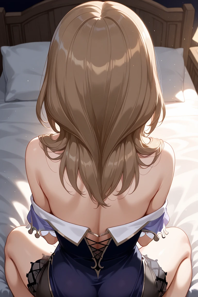 masterpiece, best quality, hentai doggystyle
1girl, 1boy,sex , ass grab, penises , cum in pussy , anus , spread , from above, ass solo focus, long light brown hair, brown detailed sparkling eyes,
(mature female:1.6),
