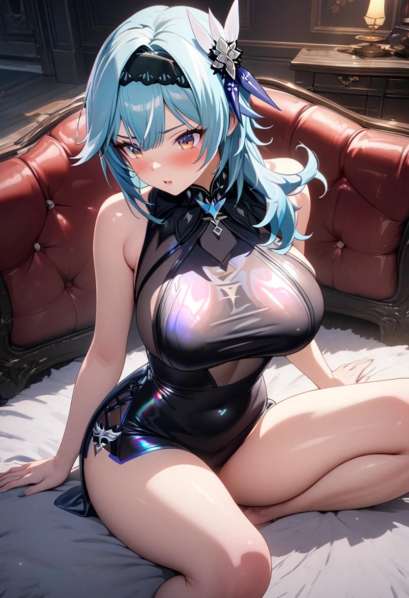 exceptional ,best quality , nude, perfect pussy, (((naked little beautiful girl penis on the crotch))), ((school uniform and shoulder bag)), her right hand have a mike, (crying face), tear, ((long socks, uniform ribbon)), (((girl naked huge breast))), (naked nipple and pussy), embarrasing face thin legs , embarrassing ,(((sit and open leg and singing on live stage))), (surrounded by many people) ,cute eyes,crotch stained,oppai ,rabbit ears,peeing woman,eula_genshin