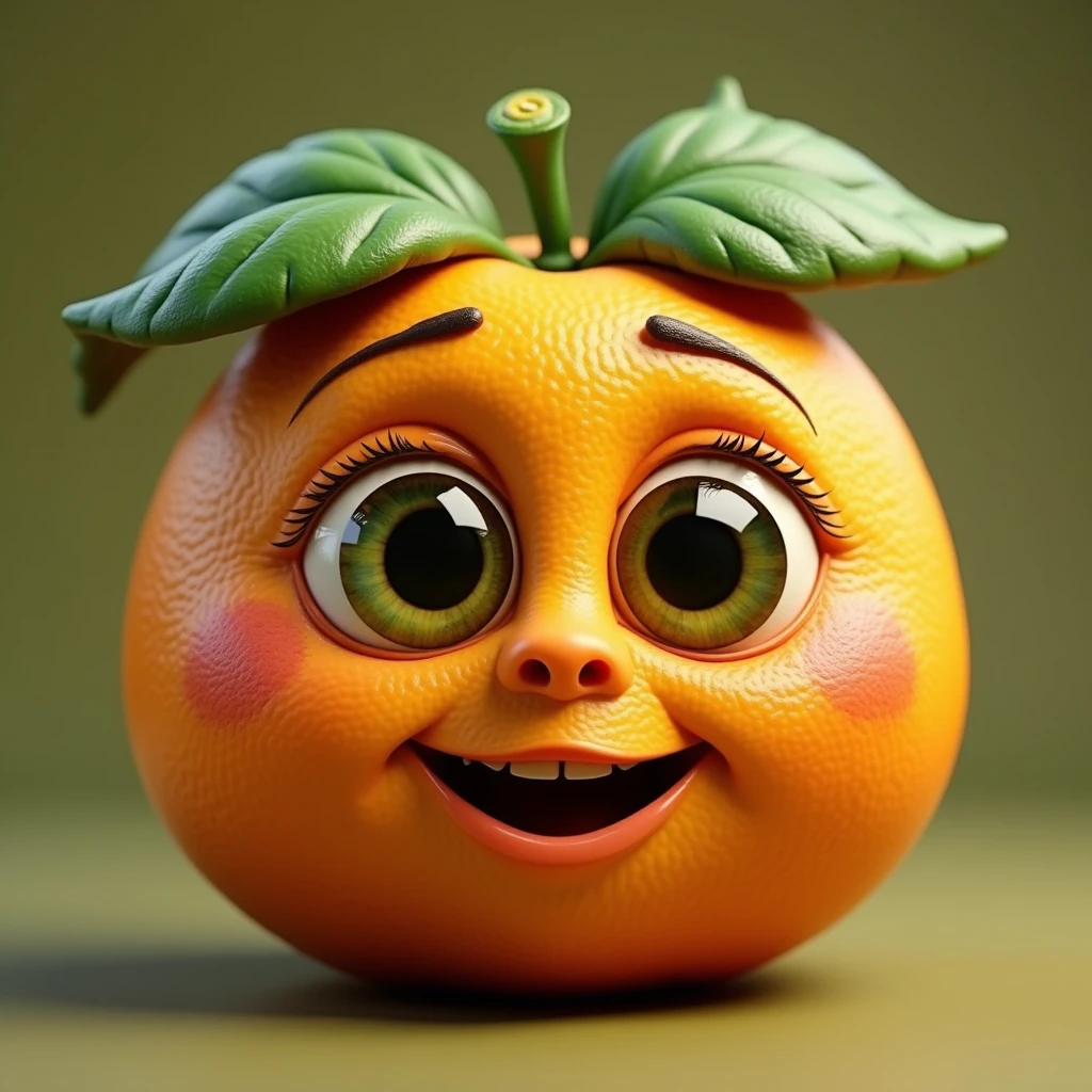 Viñeta 1:
A tangerine named Mandi is in a fruit bowl, surrounded by other fruits. Dream of being more than just a tangerine.