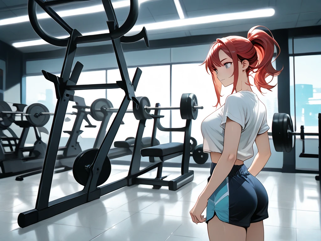 A fitness woman