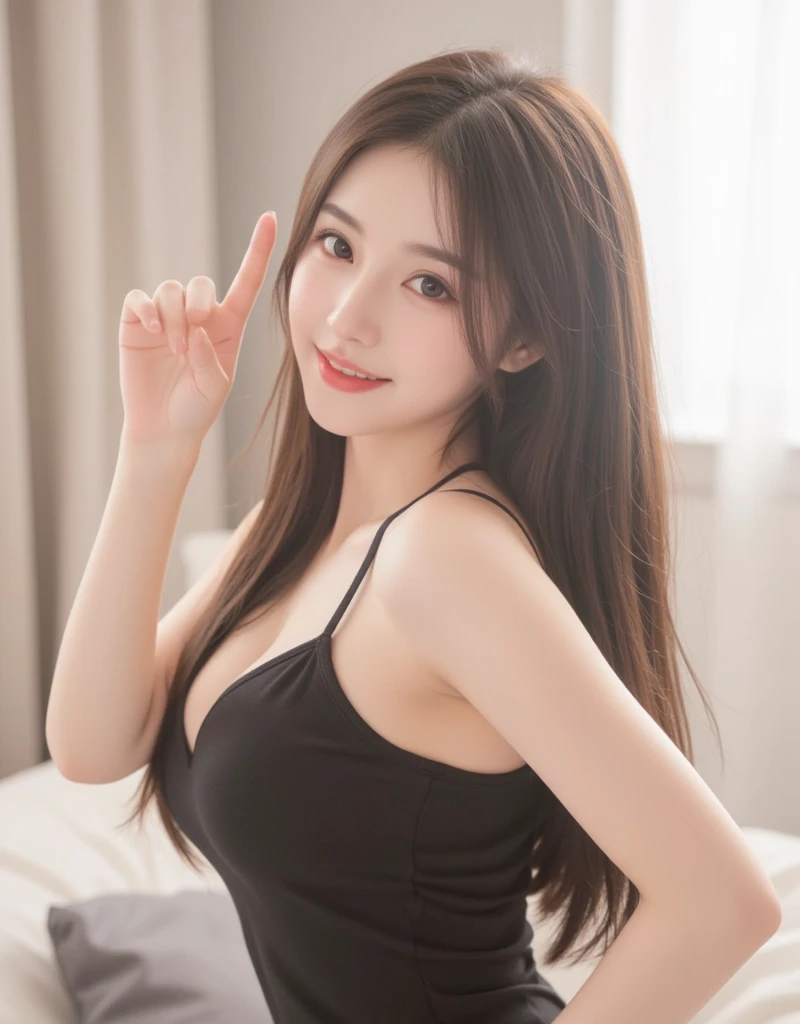 Highest quality, Very detailed, finely, High resolution, 8k wallpaper, Perfect dynamic composition, Beautiful and exquisite,ランダムなcute髪,,Natural color lip, Bold sexy pose,smile、20-year-old girl、cute、Looking into the camera,Always blur the background,Perfect and beautiful face,Slim face and figure,Big eyes、Gal Makeup,Small face,Shooting from below、smile,Blurred Background,Elegant feminine face、Change pose randomly、Randomly change the shooting angle and position、smile、Top to bottom々Shoot from the right angle and direction、Sexy Face、On all fours