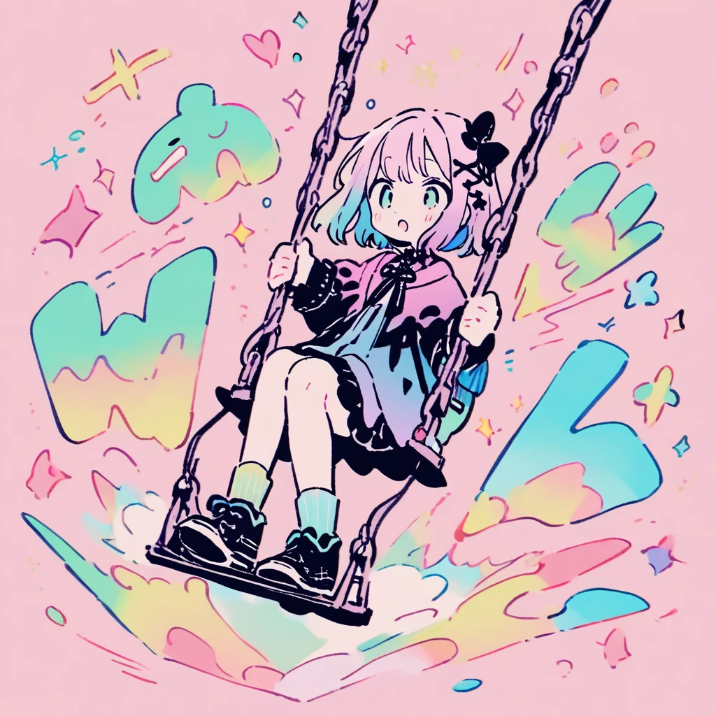 anime girl with long blonde hair sitting on a skateboard, blonde anime girl with short hair using a pink hair ribbon, kagamine rin, from frontline girls, (anime girl), anime girl, yellow hair, kda, pixiv 3dcg, digital art on pixiv , ilya kuvshinov with long hair, girl frontline style, anime girl with long hair, e - girl