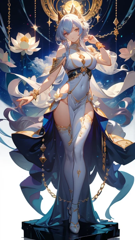 Black Woman Ahegao,Silver hair,A heartwarming smile,Thick lips,Elongated eyes,Charming eyes,(Beautiful and detailed eye description),Snow-whiteskin,mature,Redlip(Very fine and beautiful),ultra - detailed,tmasterpiece,))happy laughing,Open-mouthed,Barefoot,without wearing shoes,In the depths of the ocean,(((tmasterpiece),(Very detailed CG unity 8K wallpaper)),best qualtiy,cinmatic lighting,detailed back ground,Sexy gesture,(Correct face 1.6)(Wearing:Red slip dress,soaked pubic hair,Metal trims,Skirt,),Flowing skirt,expose arms,(Background with:Ruins of Atlantis,),(Beneath your feet:Destroyed buildings,)Deep background,Fantastic and incredible,Epic composition,(Complicated details,Hyper-detailing:1.2),art stations,(tmasterpiece,best qualtiy)surrealism, shadowing, anaglyph, stereograms, angle of view, Cinematic lighting, 8K, Super detail, ccurate, Best quality, A high resolution, Award-Awarded, Anatomically correct,Seafoam, Buble, shells, Fish, pearls,Nautilus,A plant,jelly fish,The corals,Vintage style,(zentangle,datura,Tangles,entangled), (s fractal art: 1.3),holy rays,gold foil,Gold leaf art,glitter drawing,