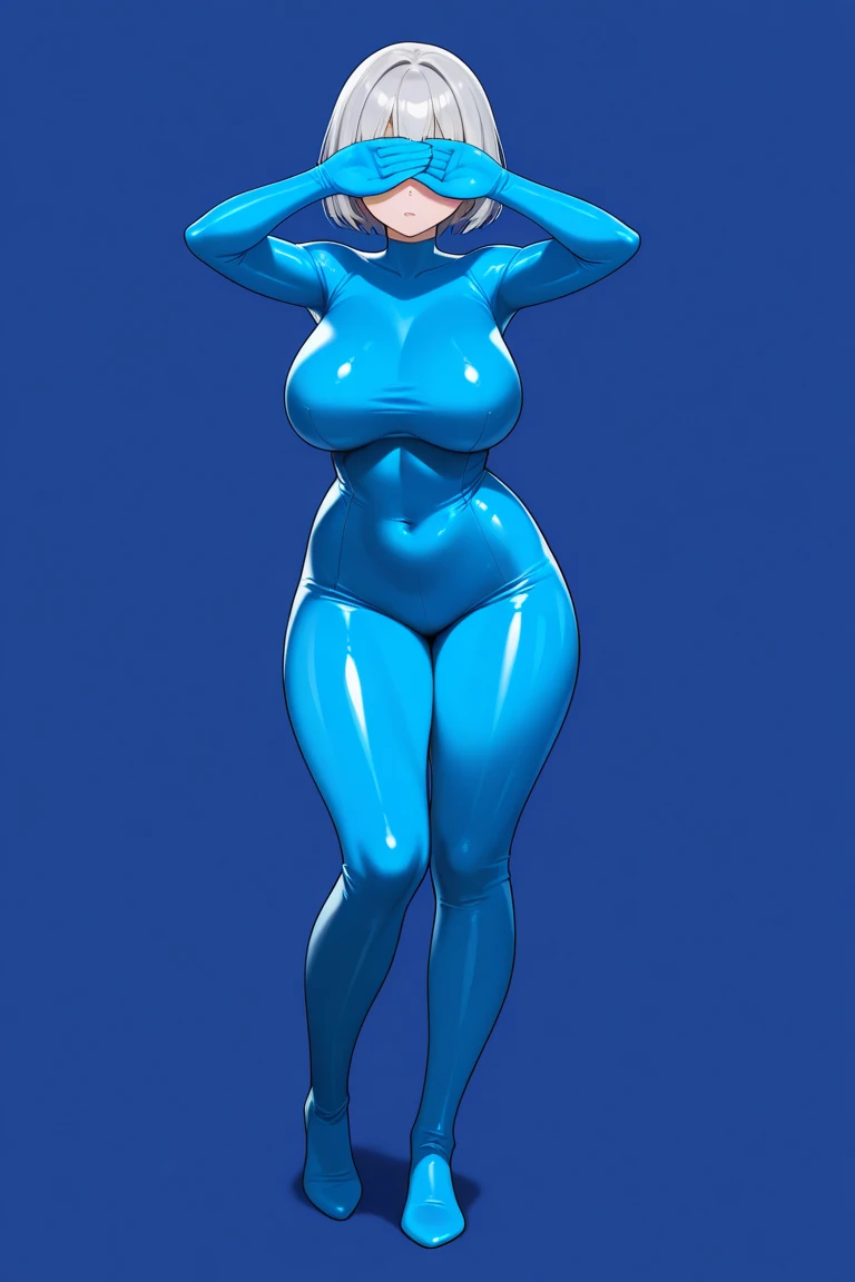 score_9,score_8_up,score_7_up,score_9,score_8_up,score_8,ultra detailed,beautiful face,beautiful hands,detailed background,detailed face,4k,HD,8k,highres,antialiasing,detailed, Lois Griffin, Lois,1girl,solo,looking at viewer,smile ,smug smile, ginger hair,medium breasts, green eyes,grin,black leotard,bodysuit,covered navel, cowboy shot,room,room background, squatting, inflatable body, inflatable skin, latex skin, shiny skin, rubber skin, plastic skin, inflatable hair, plastic hair, shiny hair, rubber hair, latex hair, futanari, horse cock futanari, horsecock, cum dripping from tip of cock into condom, cumming into condom, cumming, comdon filling, grabbing own cock, huge condom, condom balloon, transparent green condom full of cum, whole character in view, hard nipples, green latex thigh-highs, platform heels, extra tall platform heels, green latex elbow gloves, looking down on viewer, view from below, blushing