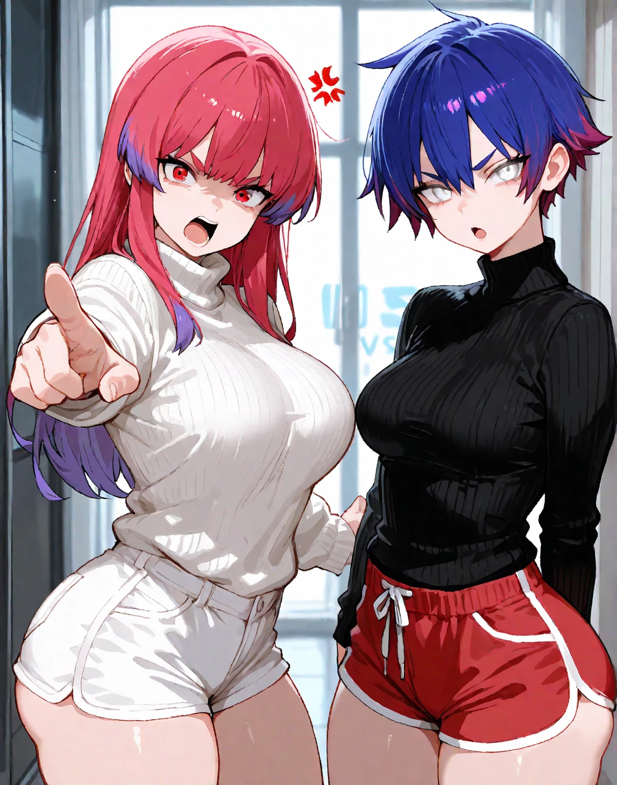 Kirishima Touka, embarrassed, looks away