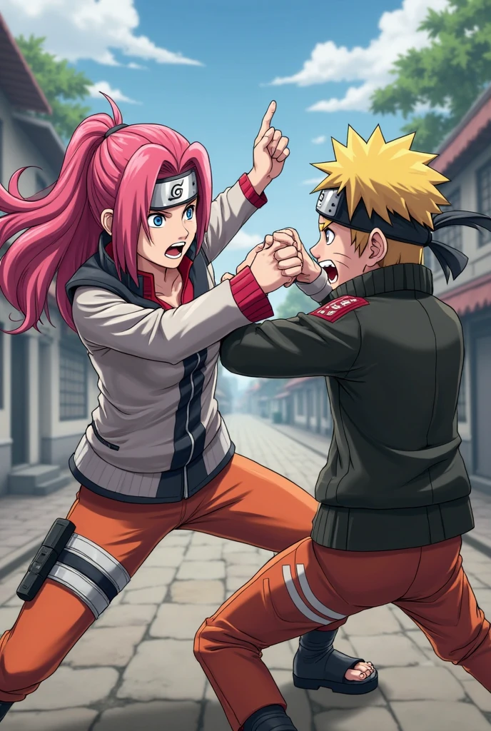sakura haruno punch naruto