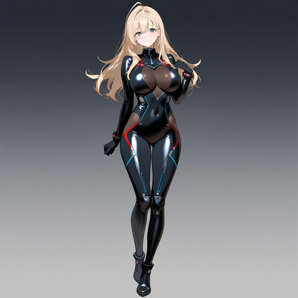 1mujer, solamente, cuerpo completo, robot body, empty eyes, traje blanco, black platform shoes, Manequin pose, cara aburrida (obras maestras, 8k, HDR, extremadamente delicado y hermoso, mejor calidad: 1.2)
